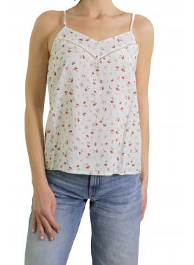 Canotta fantasia con due bottoni Only